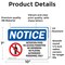 Signmission Detention Pond No Access Permitted Sign, Vinyl Decal, 10in W x 7in L, 2PK OS-2PACK-NS-D-710-L-10979 - alternate 6